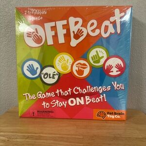 New OffBeat Board Game Challenges You To Stay On Beat Fat Brain Toy Sealed